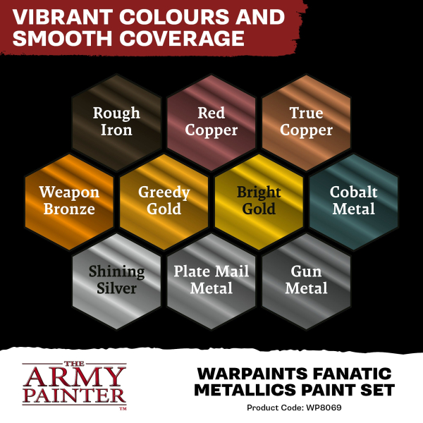 Army Painter - Warpaints Fanatic: Metallics Set